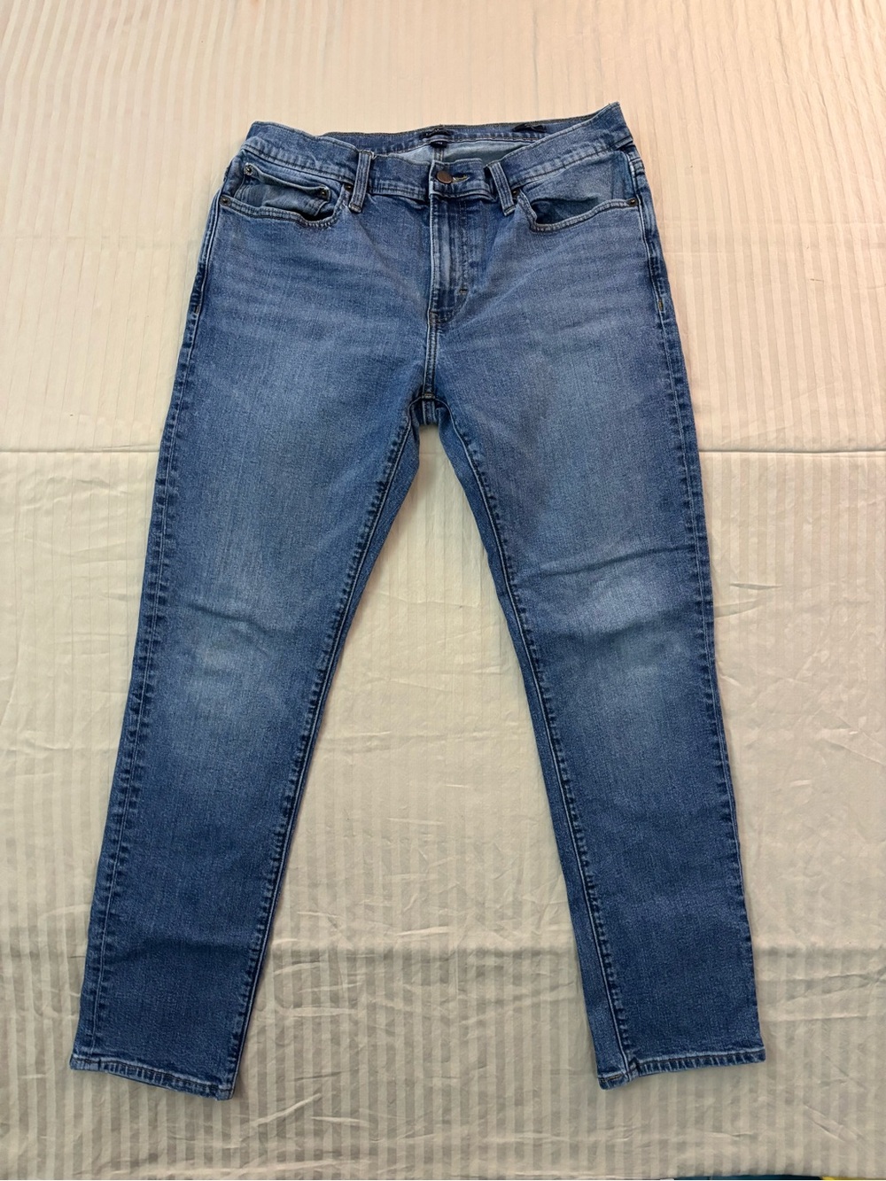 J.Crew Flex Slim Fit Jeans Mens 33x30 Medium Wash Blue Denim Pants